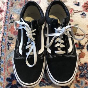 Black Low top Vans